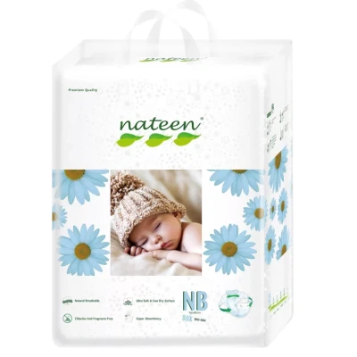 Scutece ecofriendly Nateen Nr.1 2-5 kg. 84 buc.
